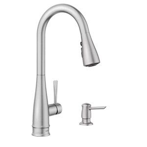 Moen 87205SRS Birchfield Spot Resist Stainless Pulldown Kitchen Faucet